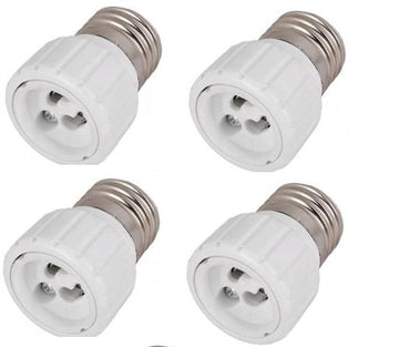 4 adaptateurs ampoule douille e27 mâle vers gu10 femelle convertisseur lampe ECLATS DESTOCKAGE