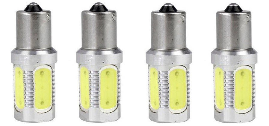 4 ampoule ba15s led lumière blanc ba15s 12v 7.5w p21w smd pour voiture eclairage girophare - ECLATS DESTOCKAGE