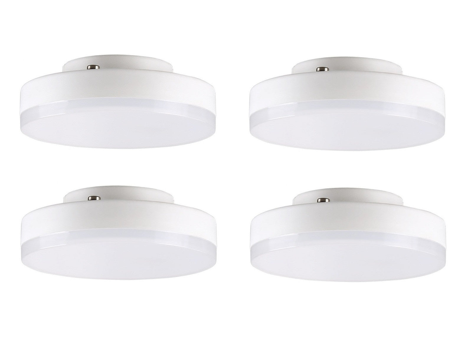 4 Ampoules eclairage led gx53 9w equivalente 28W 110v 220v 240v lumiere blanc chaud ECLATS DESTOCKAGE