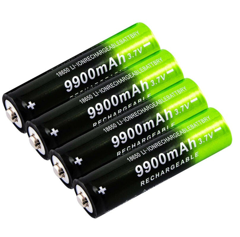 4 batteries rechargeable 18650 3.7v 9a 9000mah KingWei li-ion pour lampe torche q5 - ECLATS DESTOCKAGE