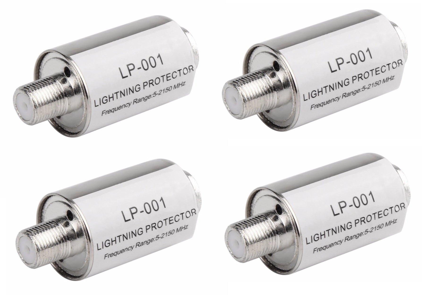 4 Parafoudre lp-001 fiche f tv sat decodeur satellite 0 à 2.5ghz surtension gsm antenne television ECLATS DESTOCKAGE