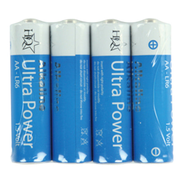 4 pile 1.5 v aa alcaline hq-alk-aa-03 am3 lr6 15a e91mn1500 815 4006 lr06 mignon penlite - ECLATS DESTOCKAGE