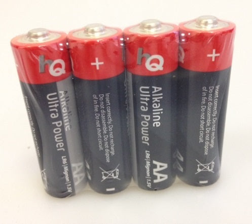 4 piles 1.5v lr06 alcaline aa hq-alk-aa-01 lr6sc am3 lr6 15a e91mn1500 815 4006 - ECLATS DESTOCKAGE
