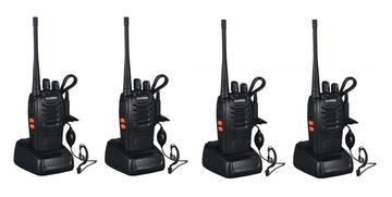 4 Talkie walkie 446mhz batterie rechargeable chargeur 16 Canaux UHF 400-470 MHz Baofeng BF-888S ECLATS DESTOCKAGE