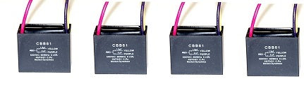 4 x condensateurs cbb61 3uf 450v 3mf 3 mf uf micro farad 50/60hz condo demarrage moteur - ECLATS DESTOCKAGE