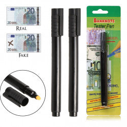 Stylo feutre detecteur testeur faux billet euro detector detection usd 14 devises