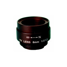Objectif de camera 8mm 1/3 cs iris sans diaphragme caml3b video surveillance