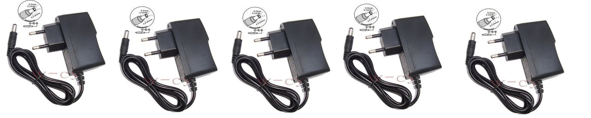 5 Alimentation 110v 220v vers 12v adaptateur 1a 0.5a 0.8a 0.7a 0.9a ac dc - ECLATS DESTOCKAGE