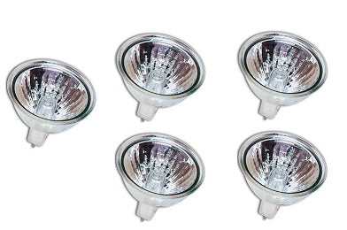5 ampoules halogene 20w 12v mr16 blanc gu5.3 eclairage electrique dichroïque ECLATS DESTOCKAGE