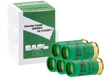 5 balles gomm cogne cartouche chevrotine pour arme sapl soft gc27 gv27l gc54da calibre 12/50 11018-T ECLATS DESTOCKAGE