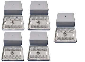 5 Boite pvc jonction autoprotegee bj26 derivation 24 plots jb30 boitier raccordement alarme telephonie ECLATS DESTOCKAGE