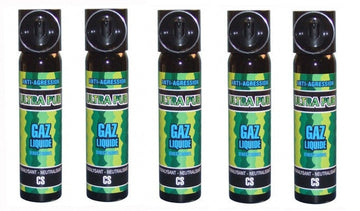 5 Bombe lacrymogene spray légitime défense securite police ECLATS DESTOCKAGE