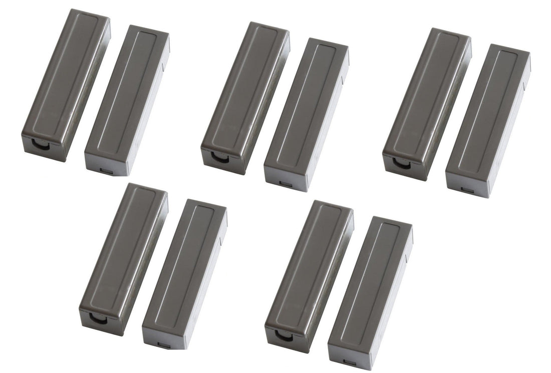 5 capteurs detecteur ouverture magnetique contacteur alarme contact no saillie creme bs-2033a marron ECLATS DESTOCKAGE