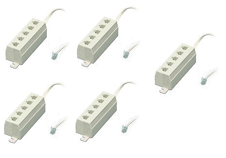 5 multiprises repartiteur telephonique rj11 mâle vers 5 rj11 tel-0030 femelles ECLATS DESTOCKAGE