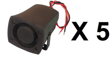 5 Sirènes etanche alarme electronique sonore 110db sv/ps1 6v 7v 8v 9v 10v 11v 12v 13v ms102 ECLATS DESTOCKAGE