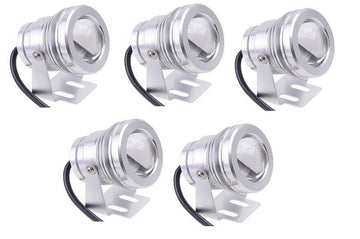 5 X Projecteurs 10w spot led rgb lumiere eclairage etanche exterieur lampe ampoule ip65 telecommande ECLATS DESTOCKAGE