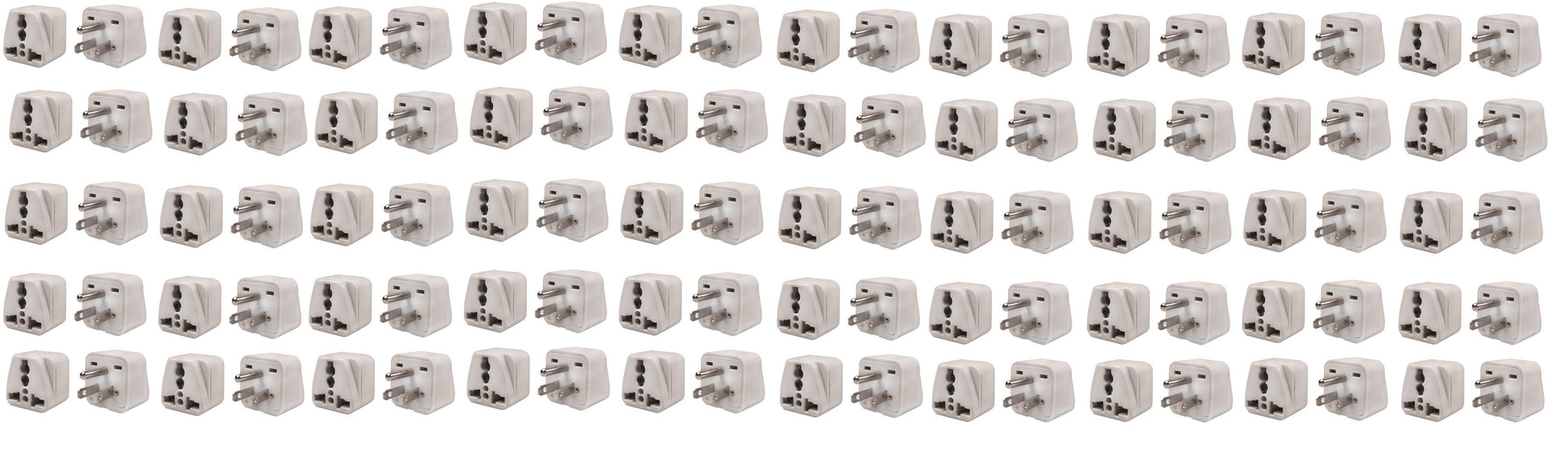 50 Adaptateur de voyage Thaïlande Chine Japon US prise électrique monde vers usa etats-unis - ECLATS DESTOCKAGE