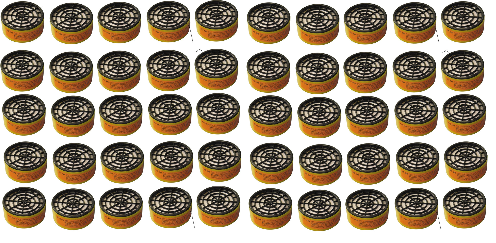 50 Cartouche filtre carbone chimique filtre rc203 protection masque a gaz mg ECLATS DESTOCKAGE