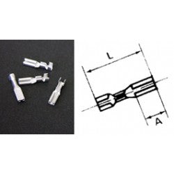 100 Cosses faston 2.8mm non isolees que181 cosse faston ECLATS DESTOCKAGE