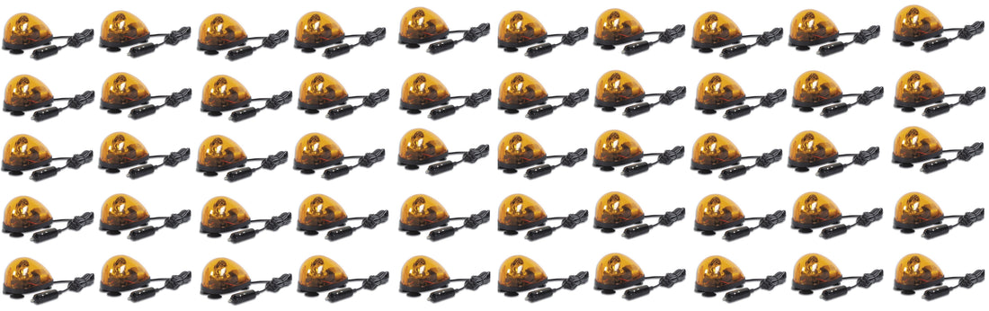 50 Gyrophares ventouse 12v girophare v16 dgt rotatif eclairage lumiere orange feu tournant haa65a ECLATS DESTOCKAGE