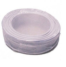 50 m 2x1 h05vv-f 2g1mm² cable h05vvf 2 fils 1mm2 pvc souple blanc h05vvf2x1wl