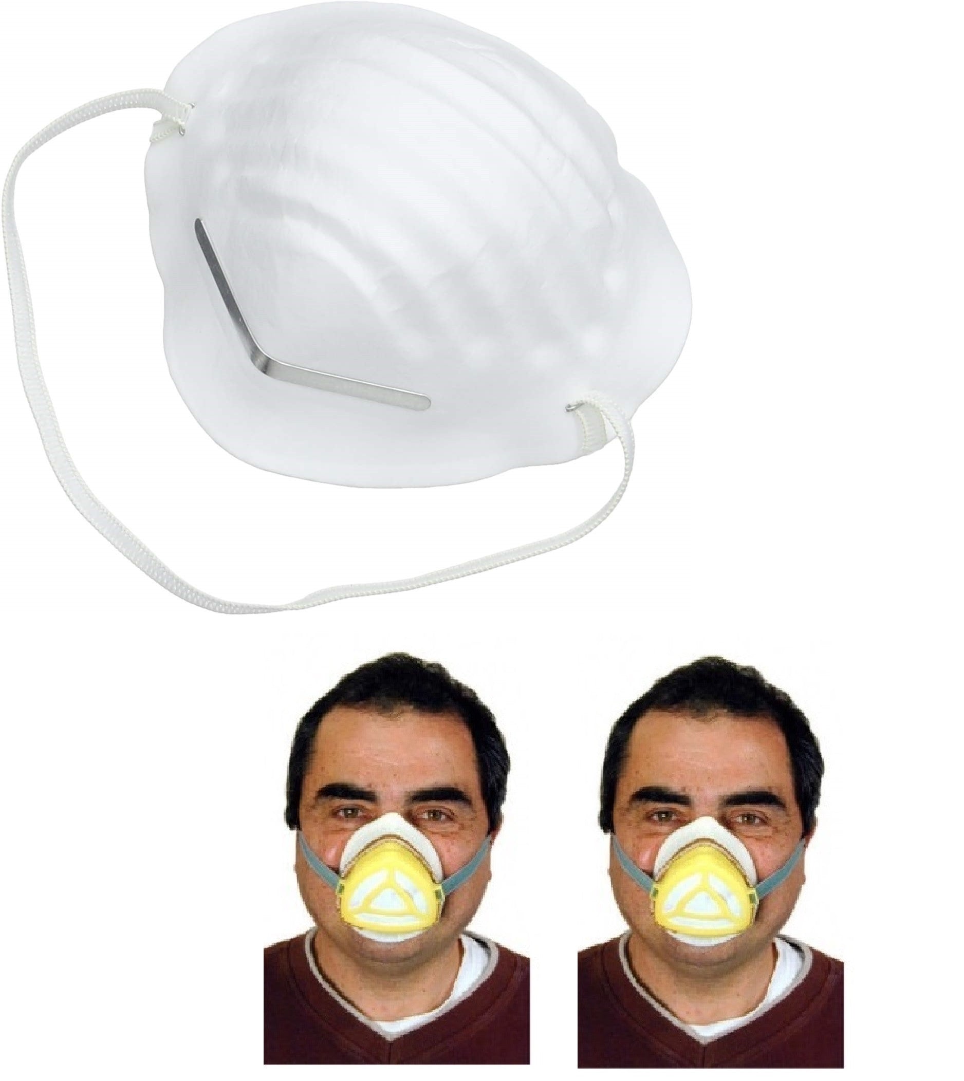 50 masques FFP + 2 masque MR protection respiratoire anti pollution anti poussiere securite hygiene ECLATS DESTOCKAGE