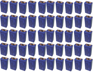 50 pile 9v lithium 1604a 522 mn1604 a1604 4022 em9v 6f22 6lf22 am6 grande capacite 1200ma ECLATS DESTOCKAGE