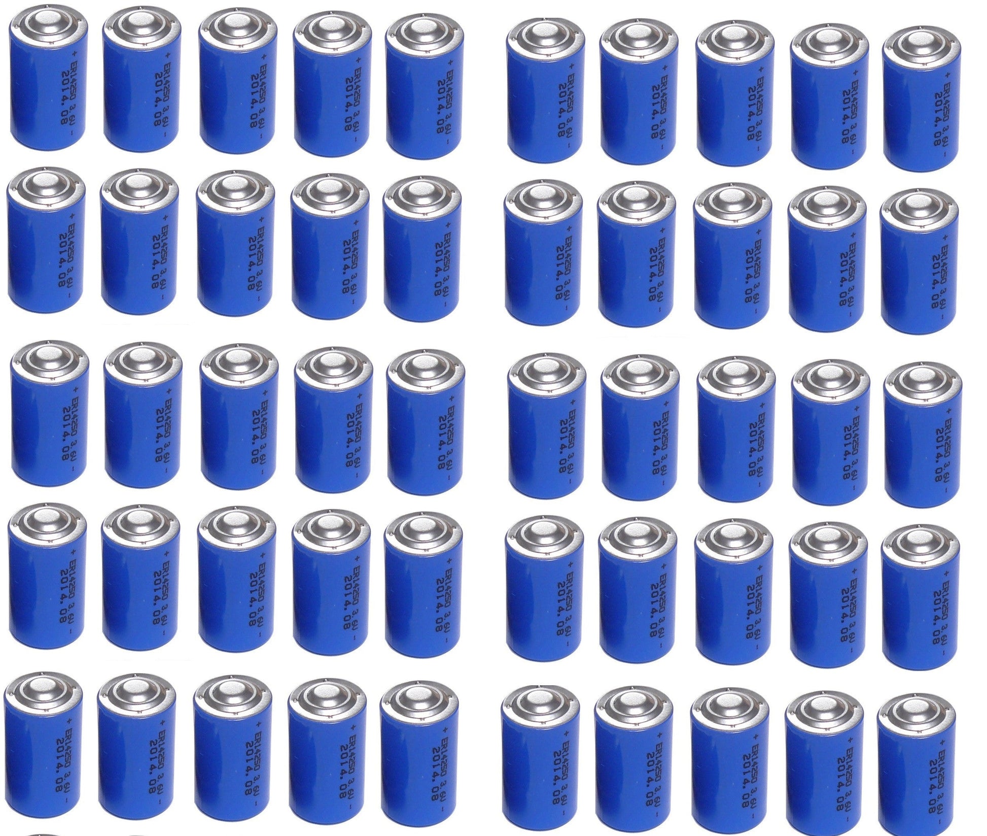 50 pile lithium 3.6v 1200mah 1/2 aa ls14250 ls 14250 lct1200 lr14250 tl5902 tl5151 tl5101 tl4902 ECLATS DESTOCKAGE