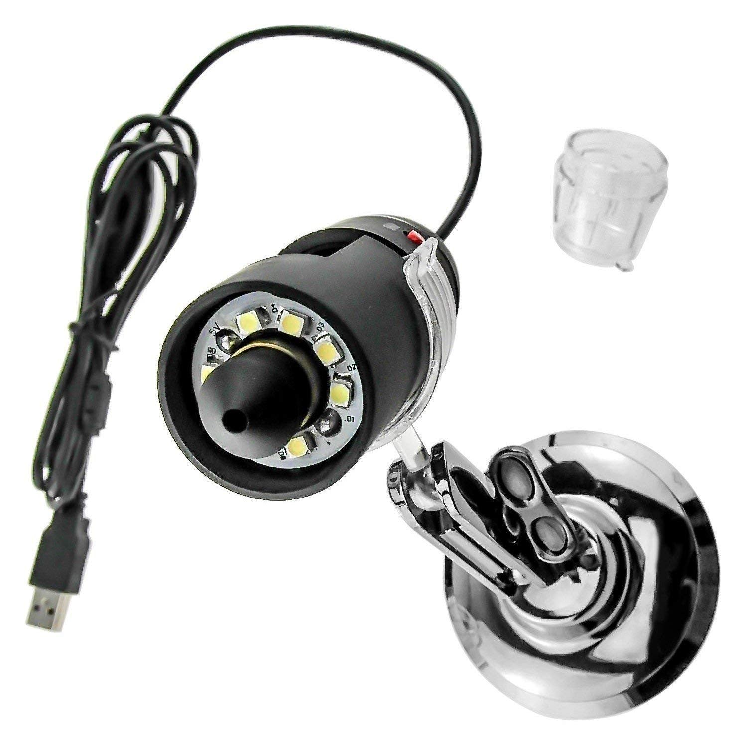 500X microscope électronique Zoom optique 8 LED USB Microscope Digital pour Science ECLATS DESTOCKAGE