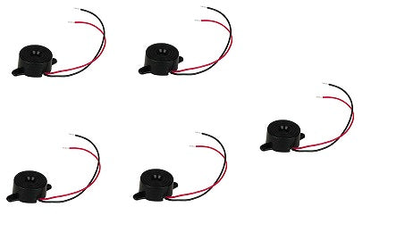5PC 95DB Alarm High-decibel 6-24V 12V Electronic Buzzer Continuous Beep for Arduino - ECLATS DESTOCKAGE