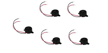 5Pcs DC 12V Wire Leads Industrial Audio Active Electronic Alarm Buzzer - ECLATS DESTOCKAGE