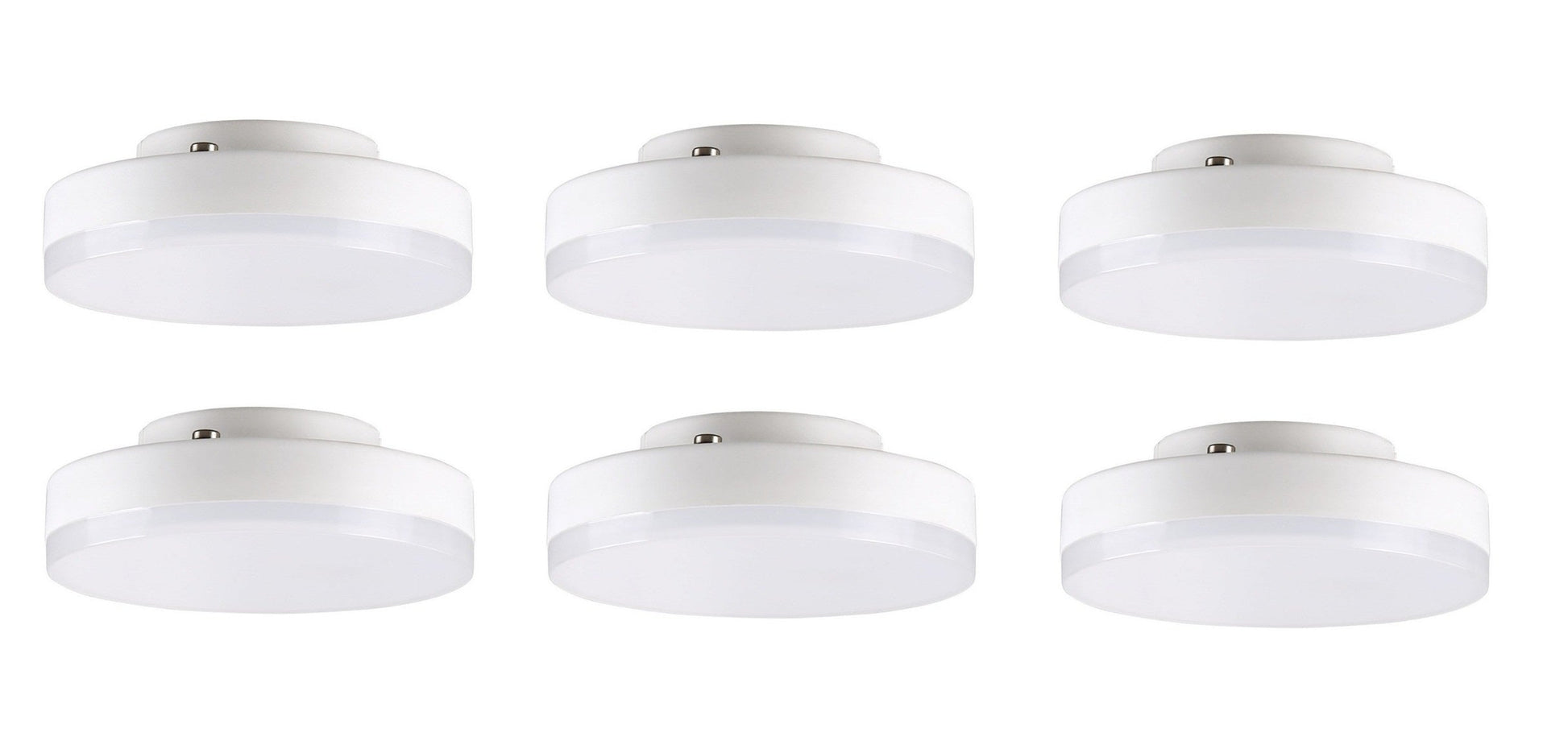 6 Ampoules eclairage led gx53 9w equivalente 28W 110v 220v 240v lumiere blanc chaud ECLATS DESTOCKAGE
