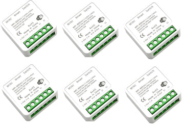 6 Commutateur WiFi 2 ch 16a 220v bricolage pour maison intelligente contrôle bidirectionnel smart life ECLATS DESTOCKAGE