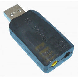 Carte son 3d clef port usb 2.0 5.1 plug and play sound card cmp soundusb12 könig pcusbsnd velleman
