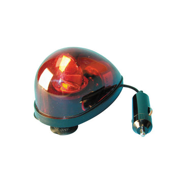 Gyrophare rouge ventouse 12v 5w girophare electrique rotatif eclairage lumiere secour feu tournant