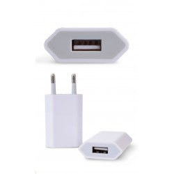 Adaptateur secteur 220v chargeur euro 1 usb dual 1a pour Samsung iPhone HTC
