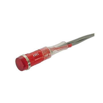 Voyant lumineux rond 9mm 220v orange a clipser drdf220a