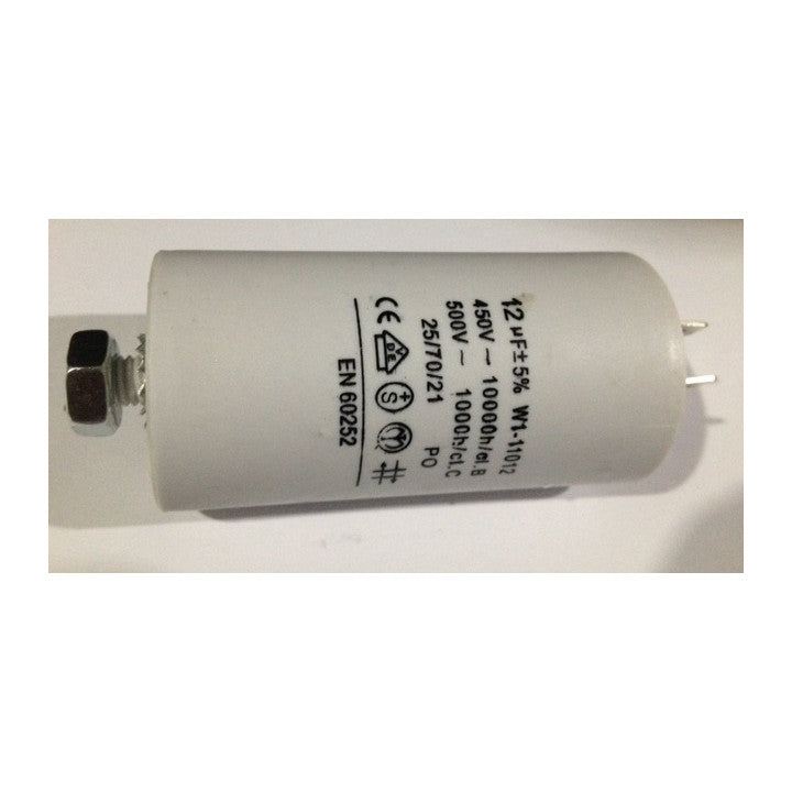 Condensateur 12mf 12 mf micro farad 450v cbb60 50/60 hz w1-11012 condo demarrage moteur cosse am