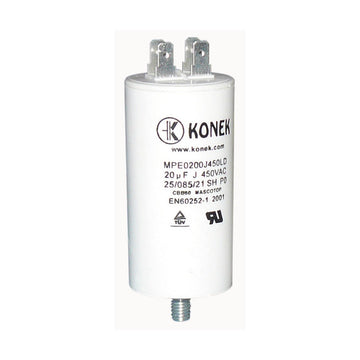 Condensateur 20mf 20 mf micro farad 450v 50/60 hz BFC51 cbb60 9210028B5 (BRANDT) cosse am