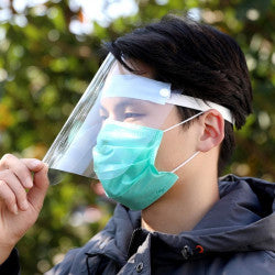 Bouclier Visière de protection transparent Anti eclaboussure Anti-poussière