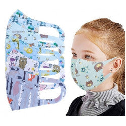 Masque respiratoire coton lavable enfant reutilisable livre sans filtre mrlavf anti poussiere pollution