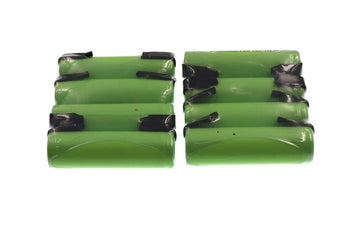 8 Batterie rechargeable 1200mah 2A 1.2v lr06 cosse aa am3 lr6 ni-mh avec patte pour rasoir brosse dent ECLATS DESTOCKAGE