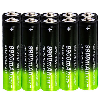 8 batteries rechargeable 18650 9a 9000mah 3.7v 6a KingWei li-ion pour lampe torche q5 - ECLATS DESTOCKAGE