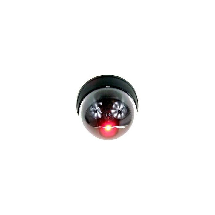 Camera dome led clignotante video surveillance alarme factice cctv interieur securite