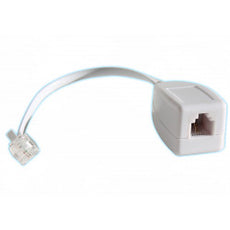 Parafoudre telephonique 1 ligne rj11 tel fax/modem compatible rj12 parasurtenseur parasurtension