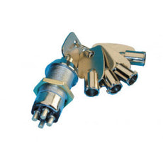 Serrure electrique ON OFF nterrupteur marche arret commutateur 90 degre 4 plots 5 clefs code 1209 verrouillage