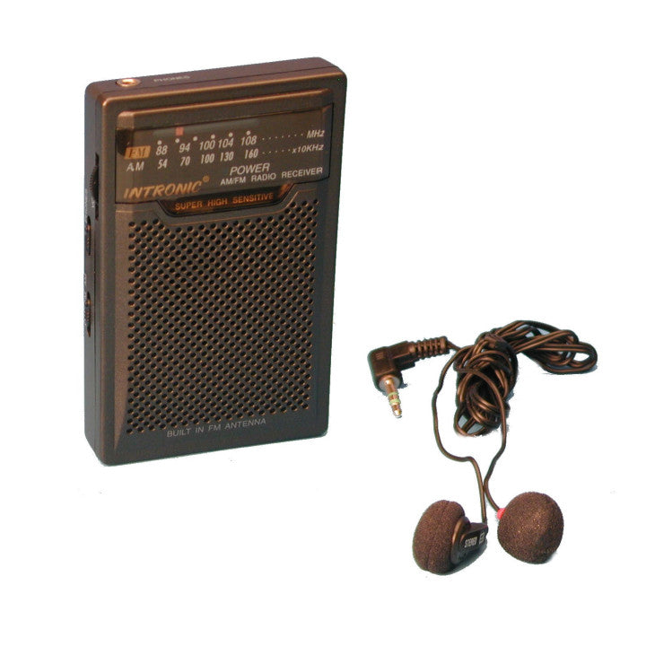 Recepteur poste radio am/fm analogique de poche avec ecouteurs Style Rétro 2 Band mp238