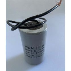 Condensateur 20uf 21uf 22uf 22µf 22 mf micro farad 450v condo demarrage moteur fil cbb60