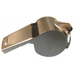 Sifflet métal police militaire à roulette bille tonalité haute special arbitre boite de nuit