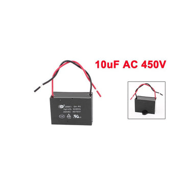 Condensateur 10mf 10 mf uf micro farad 10uf 450v 500v ac rectangle cbb61 demarrage moteur ventilateur 50/60Hz